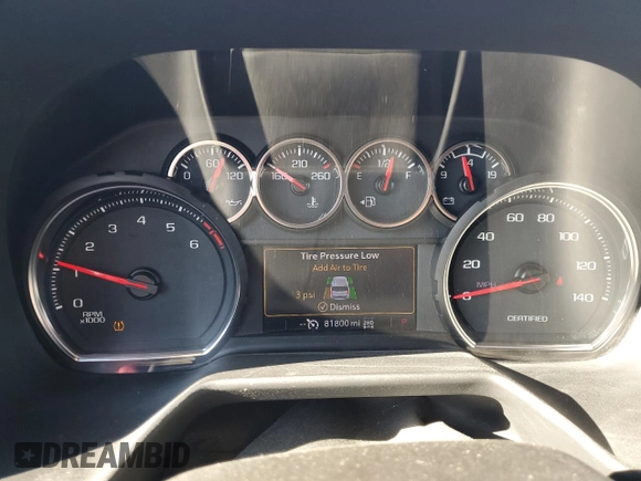 2021 Chevrolet Tahoe Commercial with VIN 1GNSKLED5MR311108, listed as a Copart auction lot 81626454 with 81,800 mi miles and Salvage title. Bid and sale history available at DreamBid. Image 9.