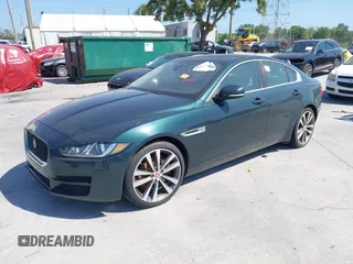 2017 Jaguar XE 25t Prestige with VIN SAJAE4BG0HA963656, listed as a IAAI auction lot 42136491 with 1 mi miles. Bid and sale history available at carsss.com. Image 2.