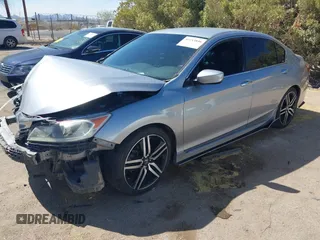 2016 Honda Accord Sport z VIN 1HGCR2F55GA104359, wystawiony jako IAAI lot #42153846 z przebiegiem 116 961 mil mil oraz . Historia ofert i sprzedaży dostępna na DreamBid. Obrazek 2.