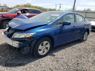 2014 Honda Civic LX with VIN 19XFB2F55EE244406, listed as a Copart auction lot 54234285 with 158,992 mi miles and Salvage Title. Bid and sale history available at carsss.com. Image 1.