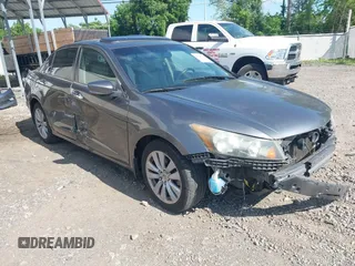 2011 Honda Accord EX-L z VIN 1HGCP3F83BA010057, wystawiony jako IAAI lot #42299285 z przebiegiem 148 574 mil mil oraz . Historia ofert i sprzedaży dostępna na DreamBid. Obrazek 1.