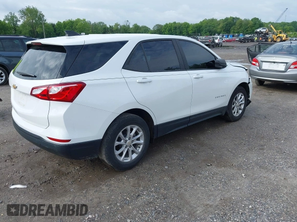 2021 Chevrolet Equinox LS with VIN 3GNAXHEV5MS100457, listed as a IAAI auction lot 42334872 with 64,241 mi miles and . Bid and sale history available at DreamBid. Image 4.