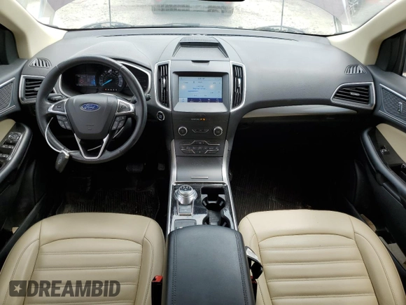 2020 Ford Edge SEL with VIN 2FMPK3J94LBB47444, listed as a Copart auction lot 59854325 with 61,710 mi miles and Salvage title. Bid and sale history available at DreamBid. Image 8.