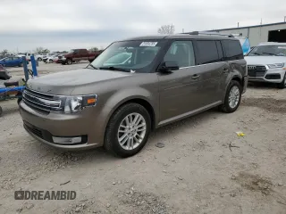2014 Ford Flex SEL z VIN 2FMGK5C8XEBD16675, wystawiony jako Copart lot #51834785 z przebiegiem 144 825 mil mil oraz Szkody całkowita. Historia ofert i sprzedaży dostępna na DreamBid. Obrazek 1.