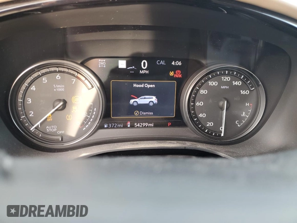 2023 Cadillac XT6 AWD Sport with VIN 1GYKPHRS3PZ150630, listed as a Copart auction lot 43557595 with 54,299 mi miles and Salvage title. Bid and sale history available at DreamBid. Image 9.