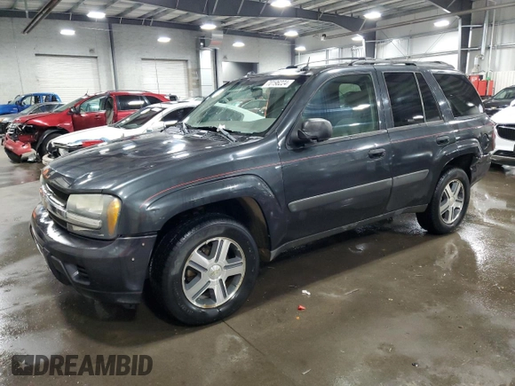 2005 Chevrolet TrailBlazer LS with VIN 1GNDT13S452254759, listed as a Copart auction lot 70196224 with 161,109 mi miles and Salvage Title. Bid and sale history available at DreamBid. Image 1.