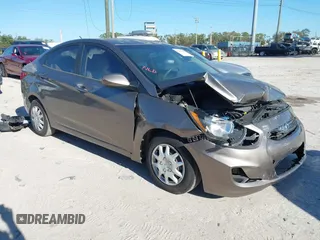 2014 Hyundai Accent GLS with VIN KMHCT4AE6EU639694, listed as a IAAI auction lot 41674605 with 101,549 mi miles. Bid and sale history available at carsss.com. Image 1.