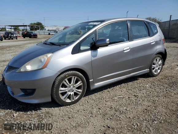 2009 Honda Fit Sport with VIN JHMGE88429S035189, listed as a Copart auction lot 53992725 with 87,030 mi miles and Salvage Title. Bid and sale history available at carsss.com. Image 1.