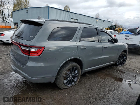 2021 Dodge Durango GT with VIN 1C4RDJDG0MC805865, listed as a Copart auction lot 51013505 with 41,280 mi miles and Salvage title. Bid and sale history available at DreamBid. Image 3.