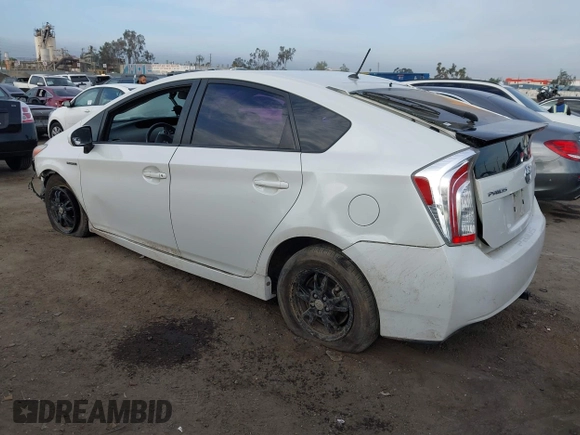2015 Toyota Prius Four with VIN JTDKN3DU6F0476075, listed as a IAAI auction lot 41894290 with 245,861 mi miles. Bid and sale history available at carsss.com. Image 3.