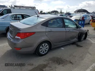 2017 Hyundai Accent SE with VIN KMHCT4AE7HU359920, listed as a Copart auction lot 45840633 with 62,847 mi miles. Bid and sale history available at carsss.com. Image 3.