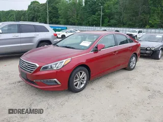 2015 Hyundai Sonata 2.4L SE with VIN 5NPE24AF7FH123641, listed as a IAAI auction lot 42151294 with 98,790 mi miles. Bid and sale history available at carsss.com. Image 2.