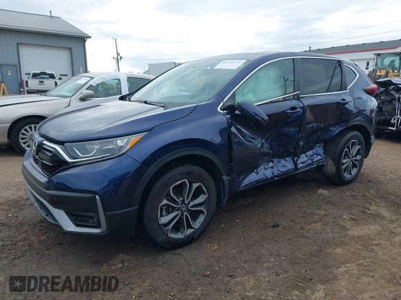 2022 Honda CR-V EX-L with VIN 2HKRW2H89NH651794, listed as a IAAI auction lot 42224492 with 56,996 mi miles and . Bid and sale history available at DreamBid. Image 2.