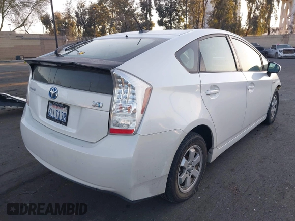 2010 Toyota Prius II with VIN JTDKN3DU9A1082251, listed as a IAAI auction lot 41987821 with 335,889 mi miles. Bid and sale history available at carsss.com. Image 4.