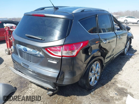 2015 Ford Escape Titanium with VIN 1FMCU0J90FUC10514, listed as a IAAI auction lot 41785756 with 222,434 mi miles and . Bid and sale history available at DreamBid. Image 4.