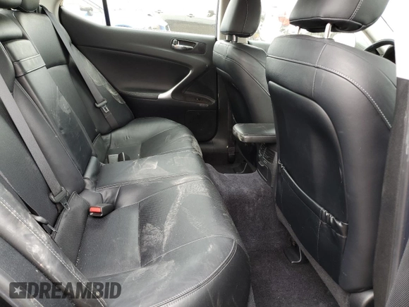 2009 Lexus IS 250 with VIN JTHCK262395032032, listed as a Copart auction lot 58384945 with 100,775 mi miles and Salvage title. Bid and sale history available at DreamBid. Image 10.