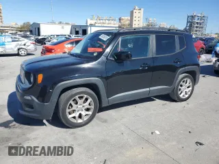 2017 Jeep Renegade Latitude with VIN ZACCJABB9HPE91883, listed as a Copart auction lot 50254815 with 84,022 mi miles and Salvage Title. Bid and sale history available at carsss.com. Image 1.