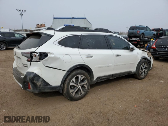 2022 Subaru Outback Touring XT with VIN 4S4BTGPD7N3110563, listed as a Copart auction lot 49061095 with 44,340 mi miles and Salvage title. Bid and sale history available at DreamBid. Image 3.
