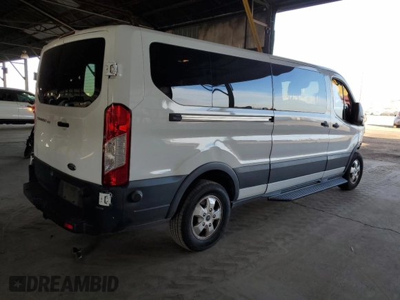 2019 Ford Transit Passenger XL with VIN 1FBZX2YM6KKB83292, listed as a Copart auction lot 84790394 with 45,005 mi miles and Salvage title. Bid and sale history available at DreamBid. Image 3.