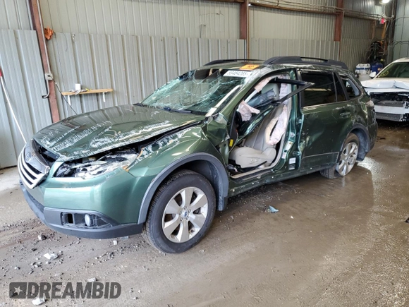 2012 Subaru Outback Limited with VIN 4S4BRDKC7C2237876, listed as a Copart auction lot 59484285 with Not provided miles and Salvage title. Bid and sale history available at DreamBid. Image 1.