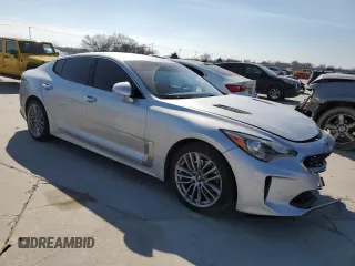 2018 Kia Stinger with VIN KNAE15LAXJ6012401, listed as a Copart auction lot 89369765 with 84,964 mi miles and Salvage Title. Bid and sale history available at DreamBid. Image 4.