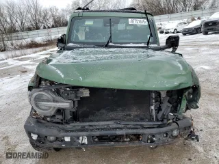 2023 Ford Bronco with VIN 1FMEE5DP7PLB60568, listed as a Copart auction lot 87751615 with 25,681 mi miles and Non Repairable. Bid and sale history available at carsss.com. Image 5.