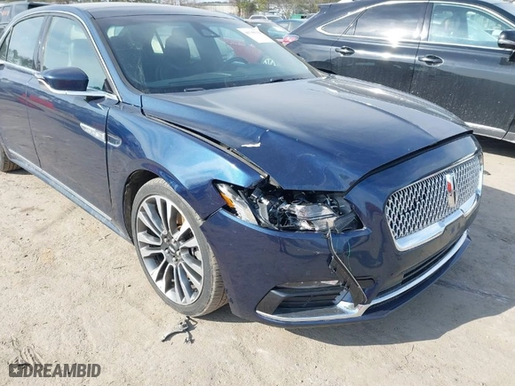 2017 Lincoln Continental Reserve with VIN 1LN6L9NP0H5627027, listed as a IAAI auction lot 41705519 with NaN miles. Bid and sale history available at carsss.com. Image 6.