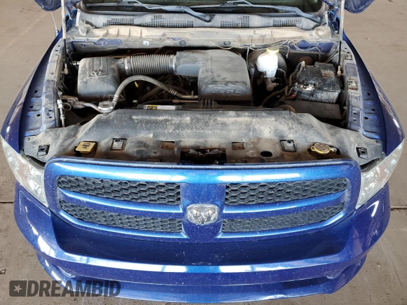 2018 Ram 1500 Express with VIN 1C6RR6FG5JS280628, listed as a Copart auction lot 61007805 with 128,470 mi miles and Salvage title. Bid and sale history available at DreamBid. Image 11.