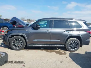 2023 Toyota Sequoia SR5 with VIN 7SVAAABA2PX008489, listed as a IAAI auction lot 41578321 with 37,860 mi miles. Bid and sale history available at carsss.com. Image 14.