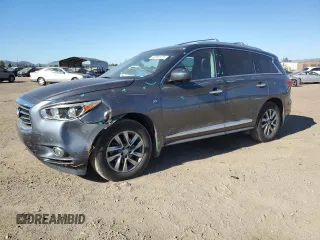 2014 Infiniti QX60 with VIN 5N1AL0MM3EC545930, listed as a Copart auction lot 42351475 with 91,236 mi miles and Salvage Title. Bid and sale history available at carsss.com. Image 1.