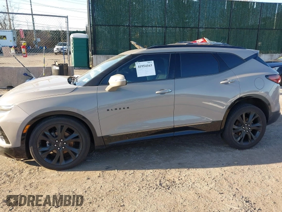 2021 Chevrolet Blazer RS with VIN 3GNKBKRS1MS524220, listed as a IAAI auction lot 41954163 with 68,759 mi miles and . Bid and sale history available at DreamBid. Image 14.