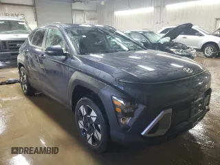 2024 Hyundai Kona SEL with VIN KM8HCCAB3RU044958, listed as a Copart auction lot 50397625 with 28,888 mi miles and Salvage Title. Bid and sale history available at carsss.com. Image 4.