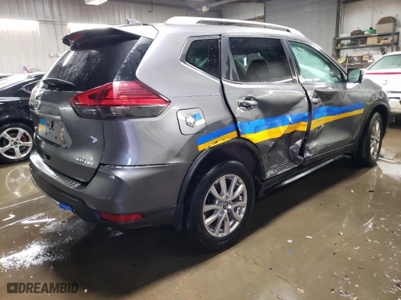2017 Nissan Rogue SL with VIN 5N1AT2MV4HC880378, listed as a Copart auction lot 45727115 with 31,217 mi miles and Salvage Title. Bid and sale history available at carsss.com. Image 3.