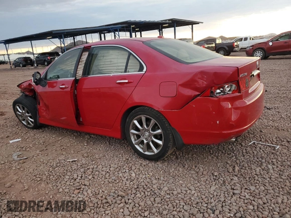 2008 Acura TSX z VIN JH4CL968X8C009433, wystawiony jako Copart lot #55860975 z przebiegiem 125 506 mil mil oraz Szkoda całkowita • Salvage title. Historia ofert i sprzedaży dostępna na DreamBid. Obrazek 2.