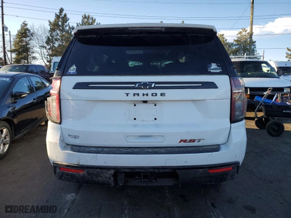 2023 Chevrolet Tahoe RST with VIN 1GNSKRKD9PR164562, listed as a Copart auction lot 43188604 with 34,154 mi miles. Bid and sale history available at carsss.com. Image 6.