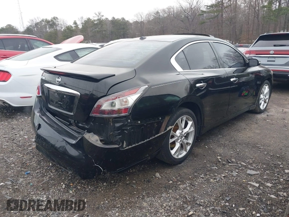 2012 Nissan Maxima SV with VIN 1N4AA5AP3CC830216, listed as a IAAI auction lot 41458598 with 188,239 mi miles and . Bid and sale history available at DreamBid. Image 4.
