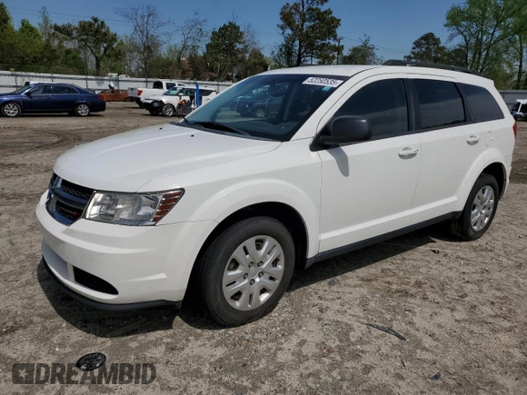 2016 Dodge Journey American Value with VIN 3C4PDCAB6GT215691, listed as a Copart auction lot 52250535 with 161,107 mi miles and Clean Title. Bid and sale history available at DreamBid. Image 1.