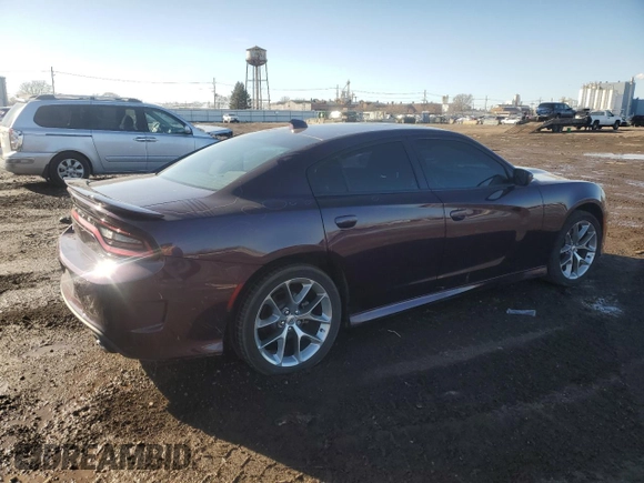 2021 Dodge Charger GT with VIN 2C3CDXHG4MH606094, listed as a Copart auction lot 49295035 with 31,983 mi miles and Salvage Title. Bid and sale history available at DreamBid. Image 3.