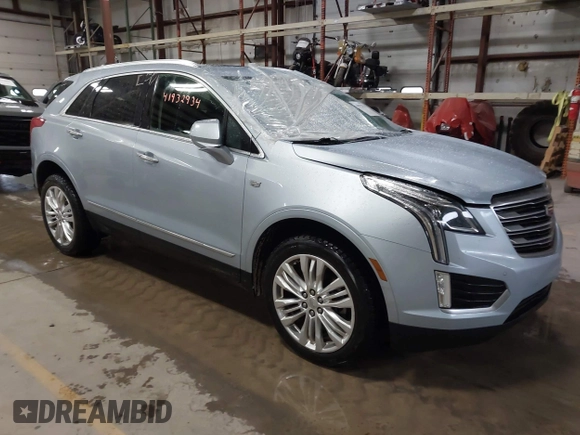 2017 Cadillac XT5 Premium Luxury AWD z VIN 1GYKNERS4HZ306955, wystawiony jako IAAI lot #41932934 z przebiegiem 150 050 mil mil oraz . Historia ofert i sprzedaży dostępna na DreamBid. Obrazek 1.