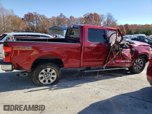 2017 Ford F-350 Platinum with VIN 1FT8W3BT5HEB55801, listed as a Copart auction lot 75451263 with 153,559 mi miles and Salvage title. Bid and sale history available at DreamBid. Image 3.