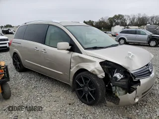 2007 Nissan Quest S with VIN 5N1BV28U07N116577, listed as a Copart auction lot 83698144 with 143,921 mi miles and Salvage Title. Bid and sale history available at carsss.com. Image 4.