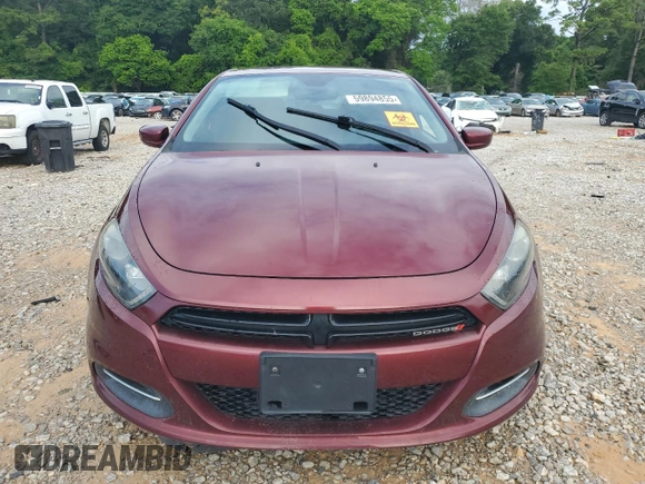2015 Dodge Dart SXT with VIN 1C3CDFBB8FD319803, listed as a Copart auction lot 59894855 with 96,761 mi miles and Salvage title. Bid and sale history available at DreamBid. Image 5.