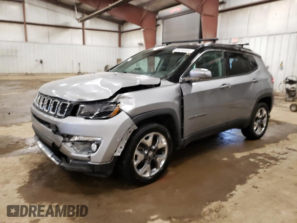 2021 Jeep Compass Limited with VIN 3C4NJDCB9MT503428, listed as a Copart auction lot 83230484 with 58,903 mi miles and Non Repairable. Bid and sale history available at DreamBid. Image 1.