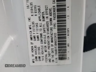 2017 Acura TLX with VIN 19UUB1F38HA003433, listed as a Copart auction lot 44388555 with 129,751 mi miles and Salvage Title. Bid and sale history available at carsss.com. Image 15.