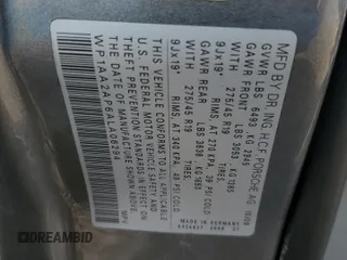 2010 Porsche Cayenne z VIN WP1AA2AP6ALA06294, wystawiony jako Copart lot #81349684 z przebiegiem 142 992 mil mil oraz Szkody całkowita. Historia ofert i sprzedaży dostępna na DreamBid. Obrazek 13.