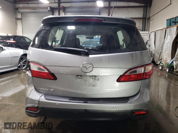 2015 Mazda 5 Grand Touring with VIN JM1CW2DL9F0181734, listed as a Copart auction lot 85604134 with 136,917 mi miles and Salvage title. Bid and sale history available at DreamBid. Image 6.