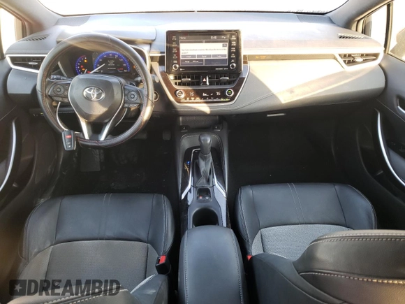 2019 Toyota Corolla Hatchback SE with VIN JTNK4RBE0K3014696, listed as a Copart auction lot 74961484 with 54,564 mi miles and Clean Title. Bid and sale history available at carsss.com. Image 8.