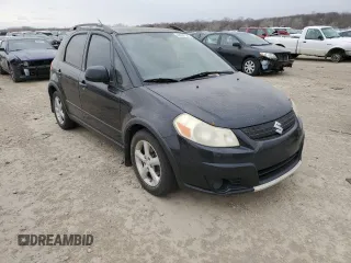 2007 Suzuki SX4 with VIN JS2YB413075100843, listed as a Copart auction lot 48932125 with 209,663 mi miles and Salvage Title. Bid and sale history available at carsss.com. Image 4.