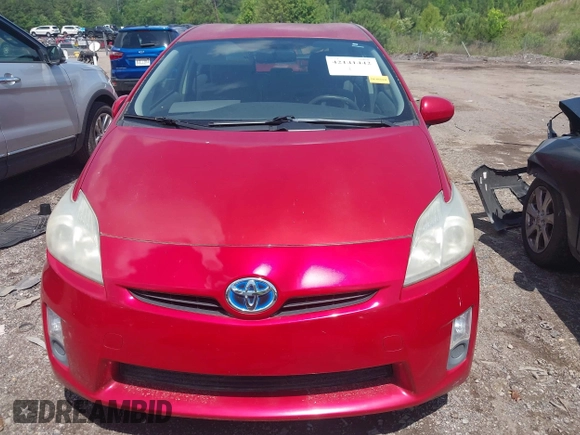 2011 Toyota Prius I with VIN JTDKN3DU2B1443658, listed as a IAAI auction lot 42141442 with 169,456 mi miles. Bid and sale history available at carsss.com. Image 6.