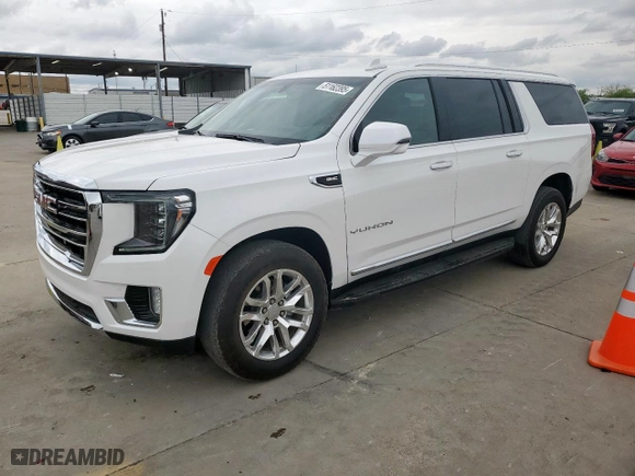2023 GMC Yukon XL SLT with VIN 1GKS2GKD1PR564732, listed as a Copart auction lot 51162395 with 4,105 mi miles and Clean Title. Bid and sale history available at carsss.com. Image 1.